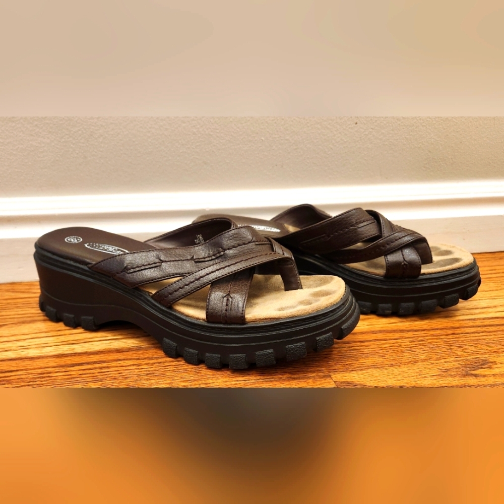 LOWER EAST SIDE Platform Sandals 90s y2k Size: 8 1/2